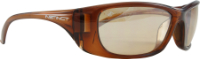 BANDIT III SAFETY GLASSES INSTINCT BROWN FRAME WITH MIRROR LENS